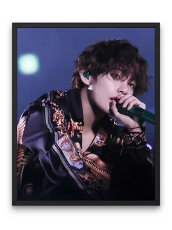 Постер, Плакат, BTS V Kim Taehyung, БТС В Ким Тэхён 30х40 А3