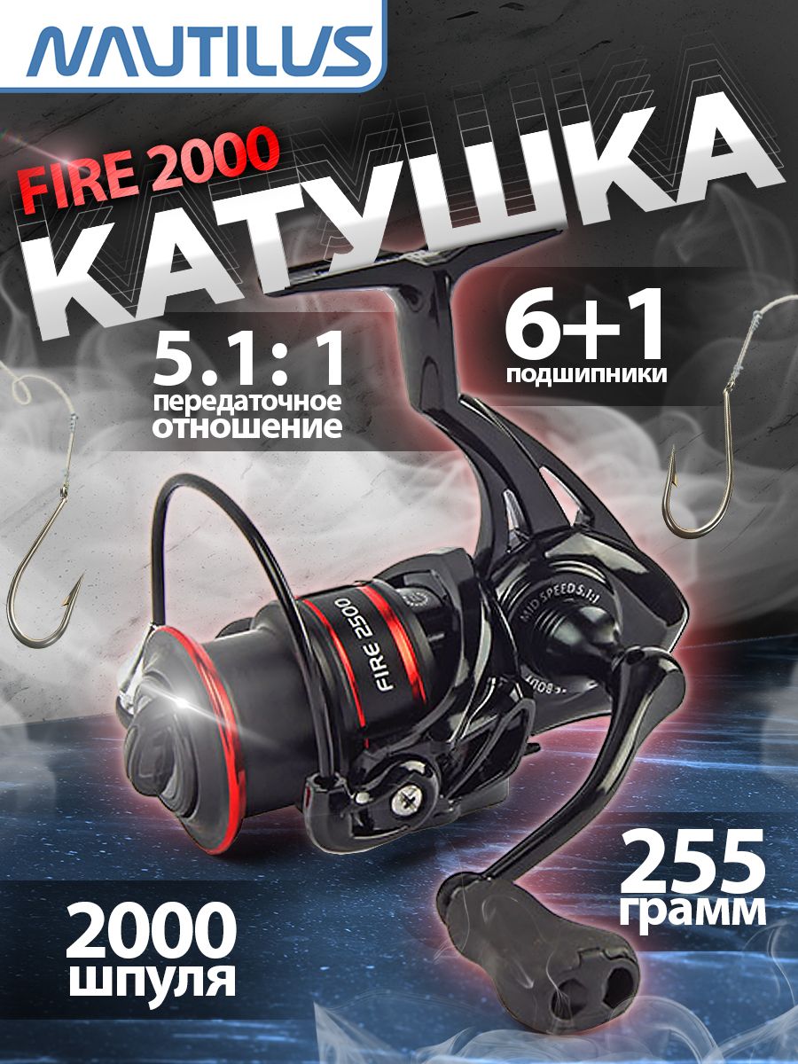 Nautilus mark 2000. Катушка Blackfire 2000.