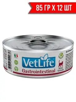 Корм влажный Vet Life Gastrointestinal для кошек 85 г 12 шт