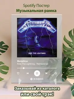 Постер Metallica карточки. Metallica - Ride The Lightning