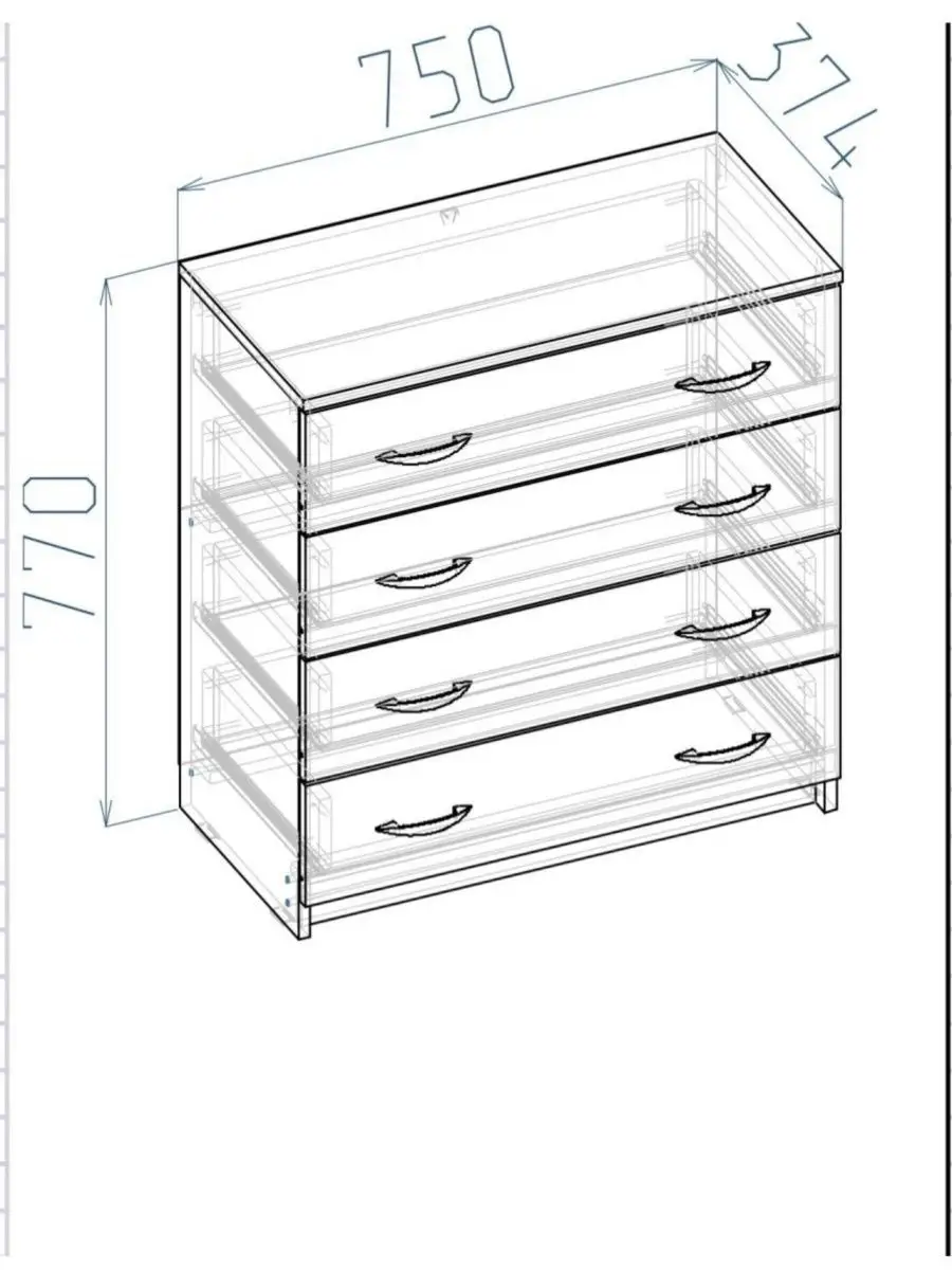 инструкция сборка комода 4 ящика