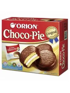 Choco Pie Пирожное бисквитное в глазури 360г