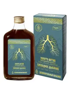 Бальзам сироп в напиток Золото Алтая Свободное дыхание 250мл