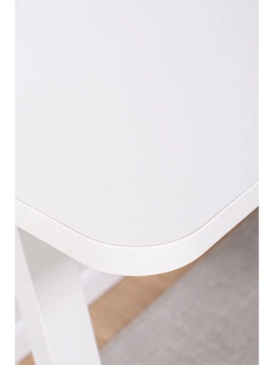 Стол письменный с ящиком для школьников белый (110х55х75) (изображение №5)
