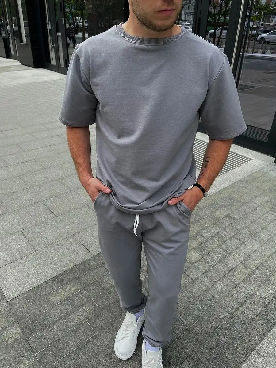 Спортивный костюм мужской летний с брюками и футболкой лето MAD Man 153852831 купить за 2 606 ₽ в интернет-магазине Wildberries
