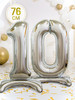 Фольгированный воздушный шар цифра 10 лет на подставке на ДР бренд INFANT продавец Продавец № 1225508