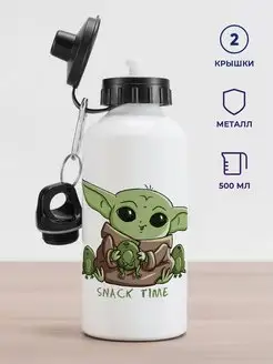 Бутылка Постер Мандалорец и Дитя. Звездные войны. Star Wars