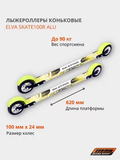 Лыжероллеры коньковые SKATE100R ALU