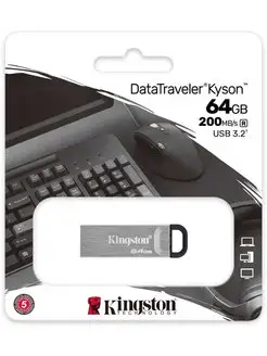 USB Флешка 64 ГБ DataTraveler Kyson USB 3.1 [DTKN 64GB]