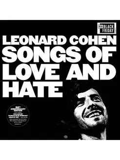 Leonard Cohen Songs of Love and Hate Белый Винил (LP)