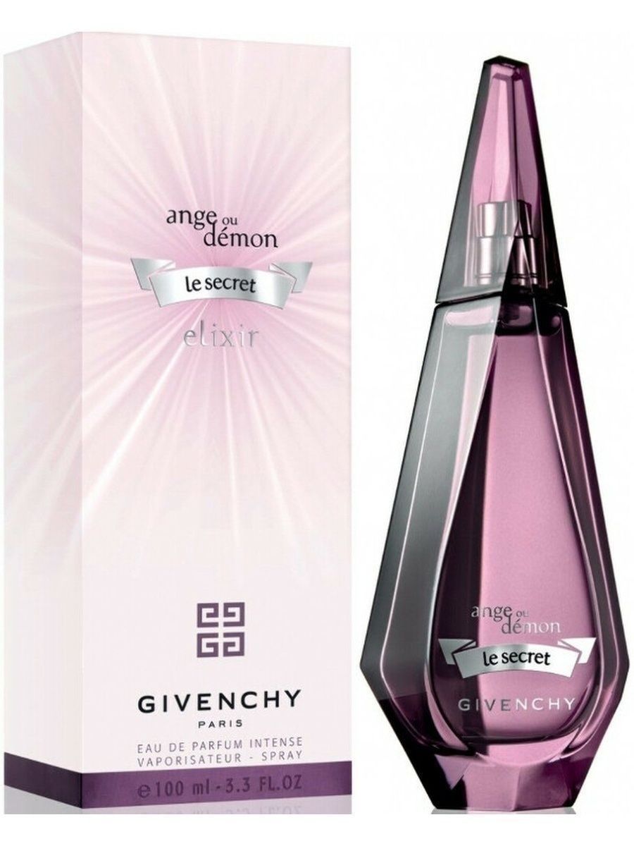 Живанши женские ангелы и демоны. Givenchy ange ou Demon le Secret Elixir. 100 Ml. Givenchy ange ou Demon.