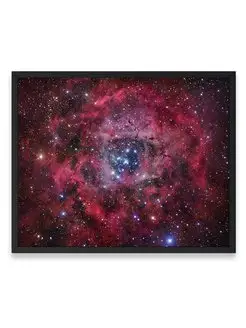 Постер, декор, Туманность Rosette Nebula Звезды