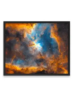 Постер для декора Космос Галактика Heart Nebula