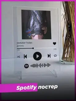 Spotify постер дипинс подарок подруге