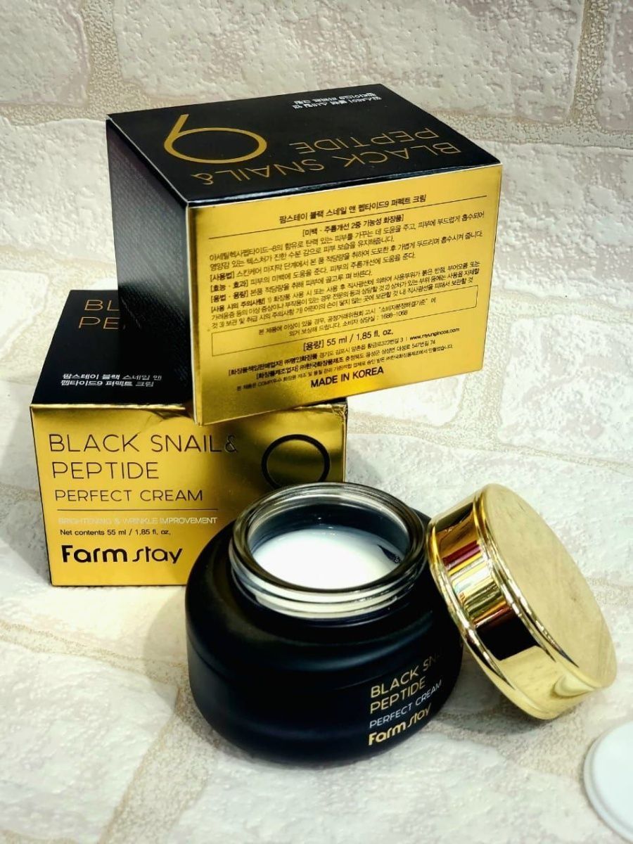 Black snail peptide9. Black Snail Peptide 9 perfect Cream. Black Snail Peptide 9 набор. Farm stay Black Snail & Peptide 9 perfect Cream. Антивозрастной крем для лица Farmstay.