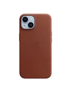 Чехол на iPhone 14 Plus Leather Case with MagSafe