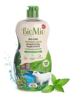 Жидкость для мытья посуды Bio-Care Мята 450мл 4603014004420