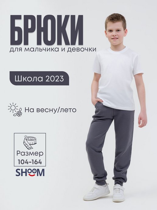 Купить серые брюки для мальчиков в интернет магазине WildBerries.ru