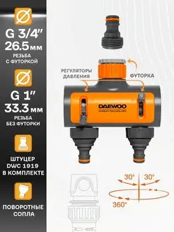 2-х канальный разделитель потоков DWС 1225