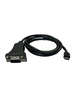 Кабель-переходник с USB Type-C на COM порт RS232 DB9, 9pin