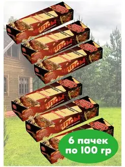 Картофельные чипсы барбекю 6 пачек по 100г