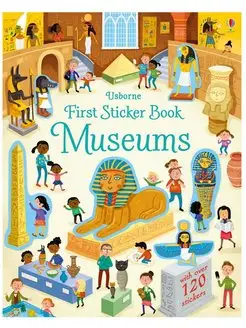 Детские наклейки Usborne First Sticker Book Museums