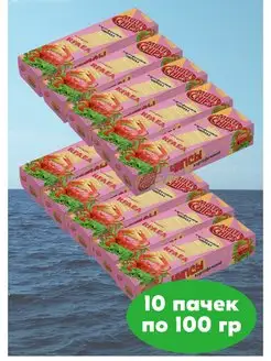 Картофельные чипсы краб, 10 пачек по 100г