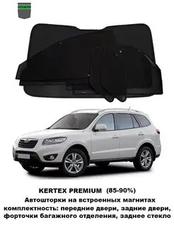 Шторки Optimal для Hyundai Santa Fe 2 (2006-2012) по кругу