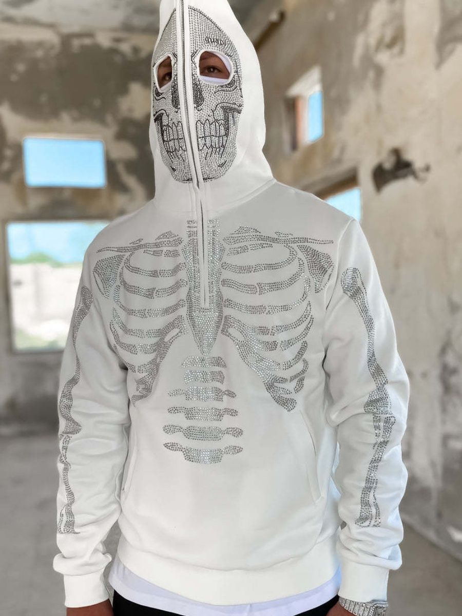 Skeleton hoodie rust фото 62