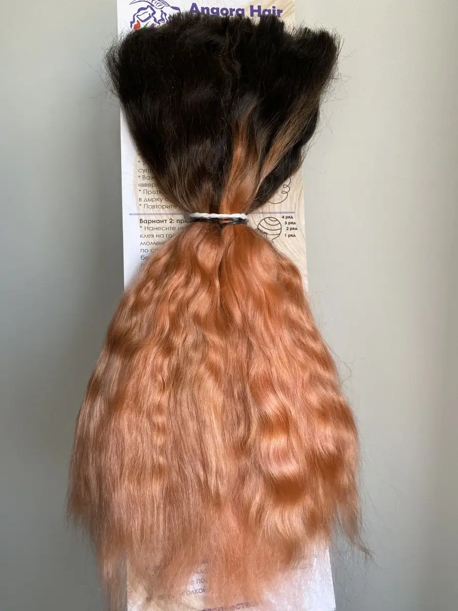 Как подготовить нитки для волос куклы