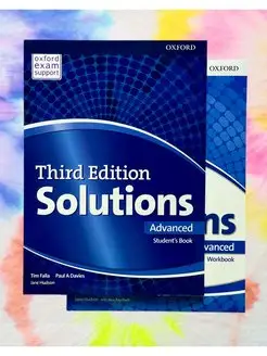 Solutions Advanced Student's Book, Work Book + Код