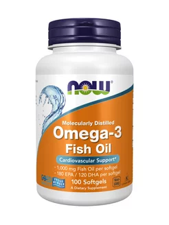 Витамины Omega 3 Fish Oil Омега 3 1000мг