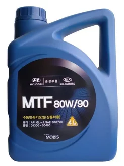 Трансмиссионное масло MTF SAE 80W-90 GL-4 4л. 0430000460