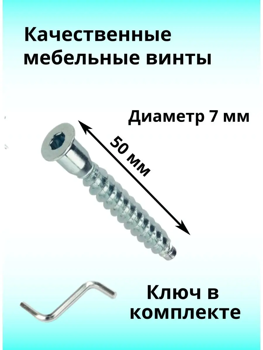 Диаметр евровинта для мебели