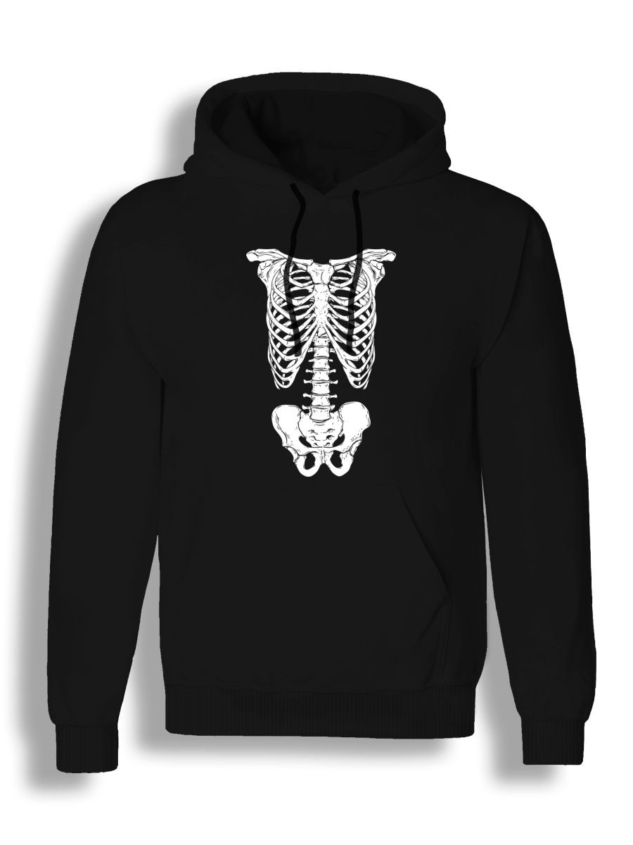 Skeleton hoodie rust фото 5