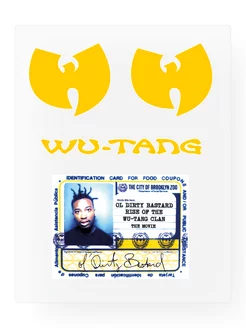 Термонаклейка на одежду Wu-tang clan