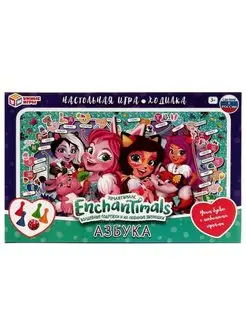 Настольная игра ходилка Азбука Enchantimals