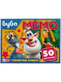 Настольная игра мемо карточная Буба 50 карточек