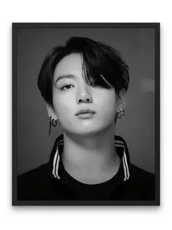 Постер, плакат БТС Чонгук, BTS jeon jungkook, kpop, Джонгук