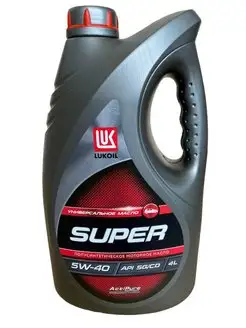 Моторное масло Lukoil Super 5W-40 Полусинтетическое 4л