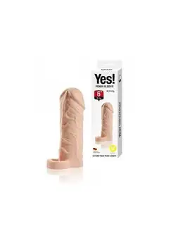 Насадка - удлинитель Yes! penis sleeve 15 см