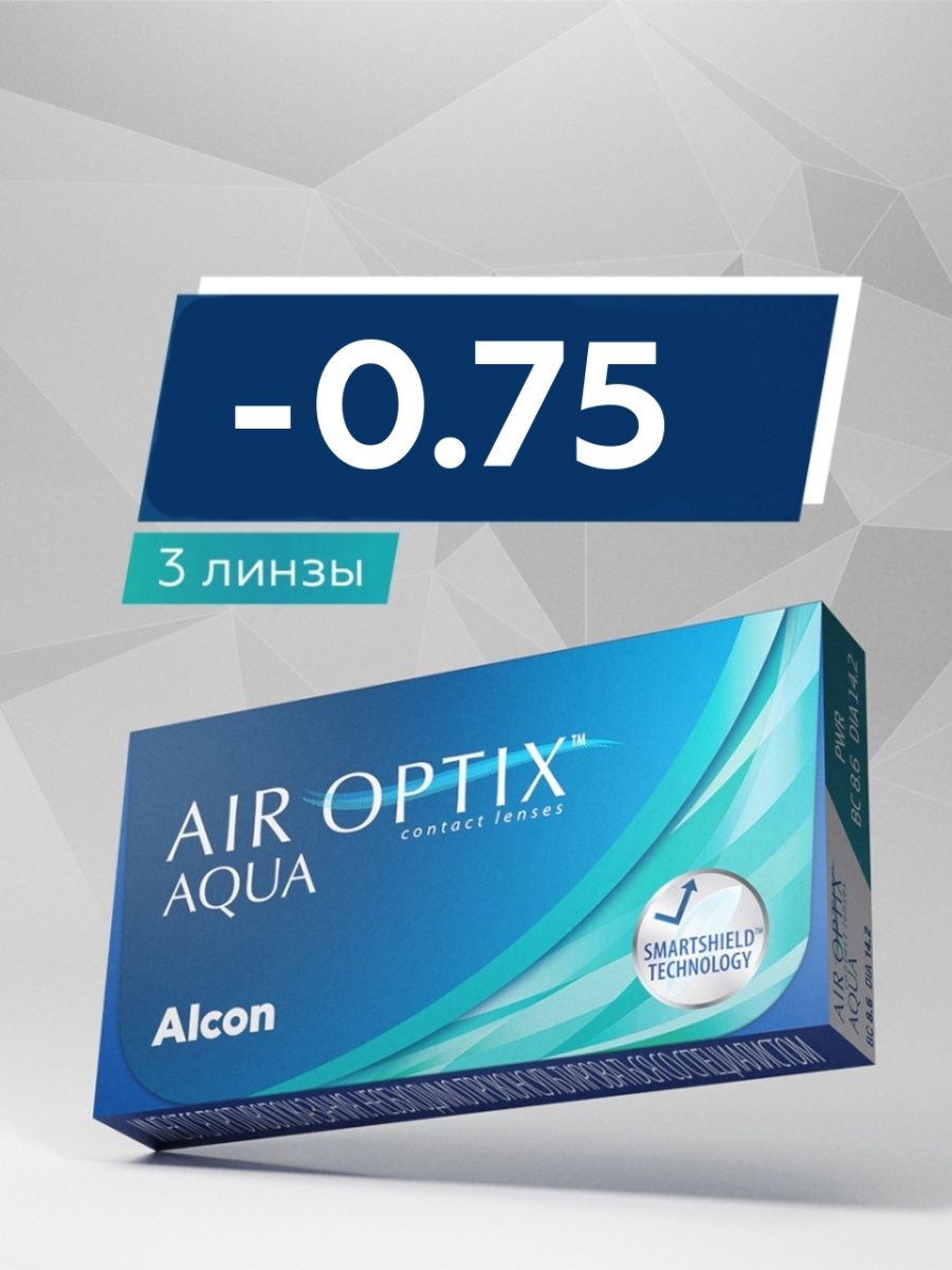 Линзы air optix aqua