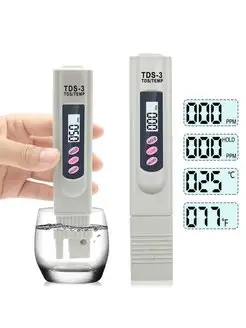 Солемер TDS Meter - 3 анализатор качества воды