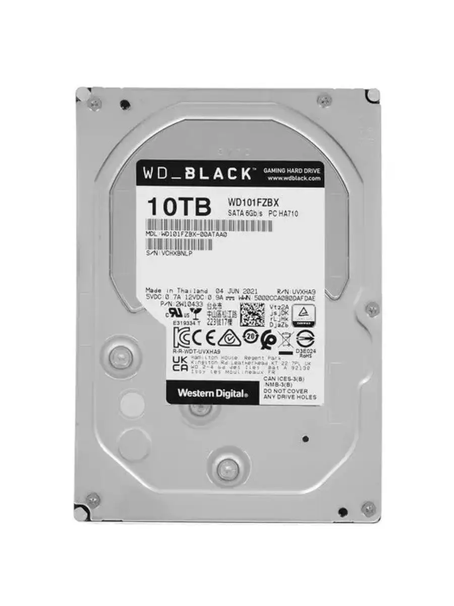 Жесткий диск WD Black 10 Tb WD101FZBX Western Digital 156950220