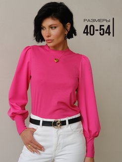 Блузка женская праздничная с длинным рукавом офисный стиль MOVATTY 156982764 купить за 1 272 ₽ в интернет-магазине Wildberries
