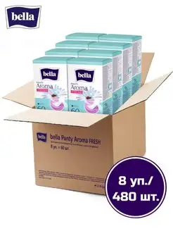 Прокладки женские ежедневные Panty aroma fresh, 60 шт х 8уп