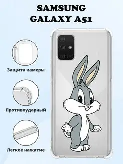 Чехол на Samsung Galaxy A51 и M40 силиконовый с принтом