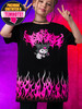 Светящаяся футболка Hello Kitty Куроми Хеллоу Китти Kuromi бренд Фосфор продавец Продавец № 57502