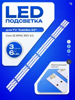 Подсветка Core 32 6PKG REV 0.2