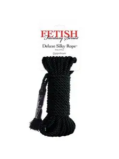 Черная веревка для фиксации Deluxe Silky Rope - 9,75 м